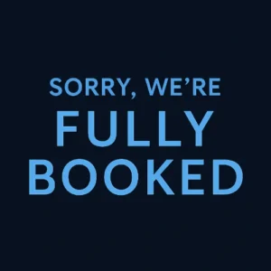 Fully booked notice generated by a hotel AI booking system